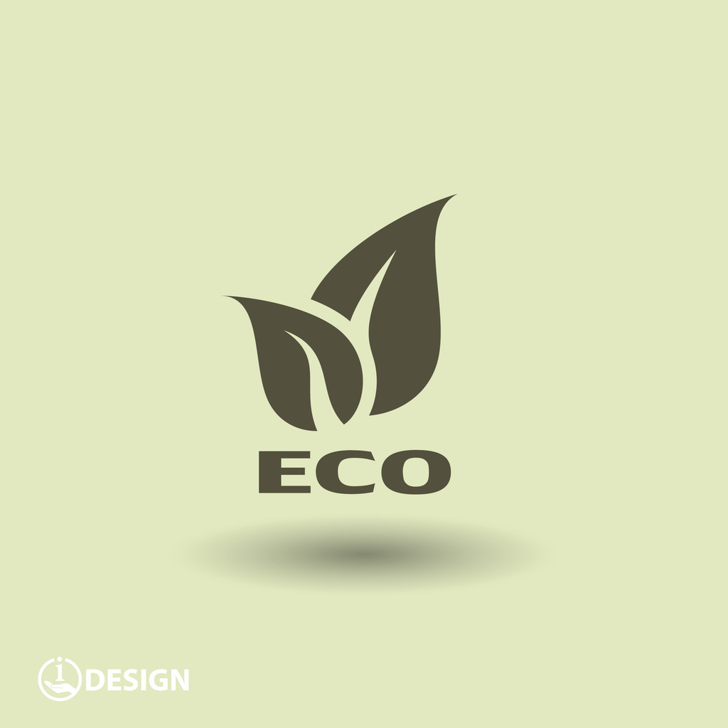 εικονόγραμμα του εικονιδίου "eco" - Διάνυσμα, εικόνα