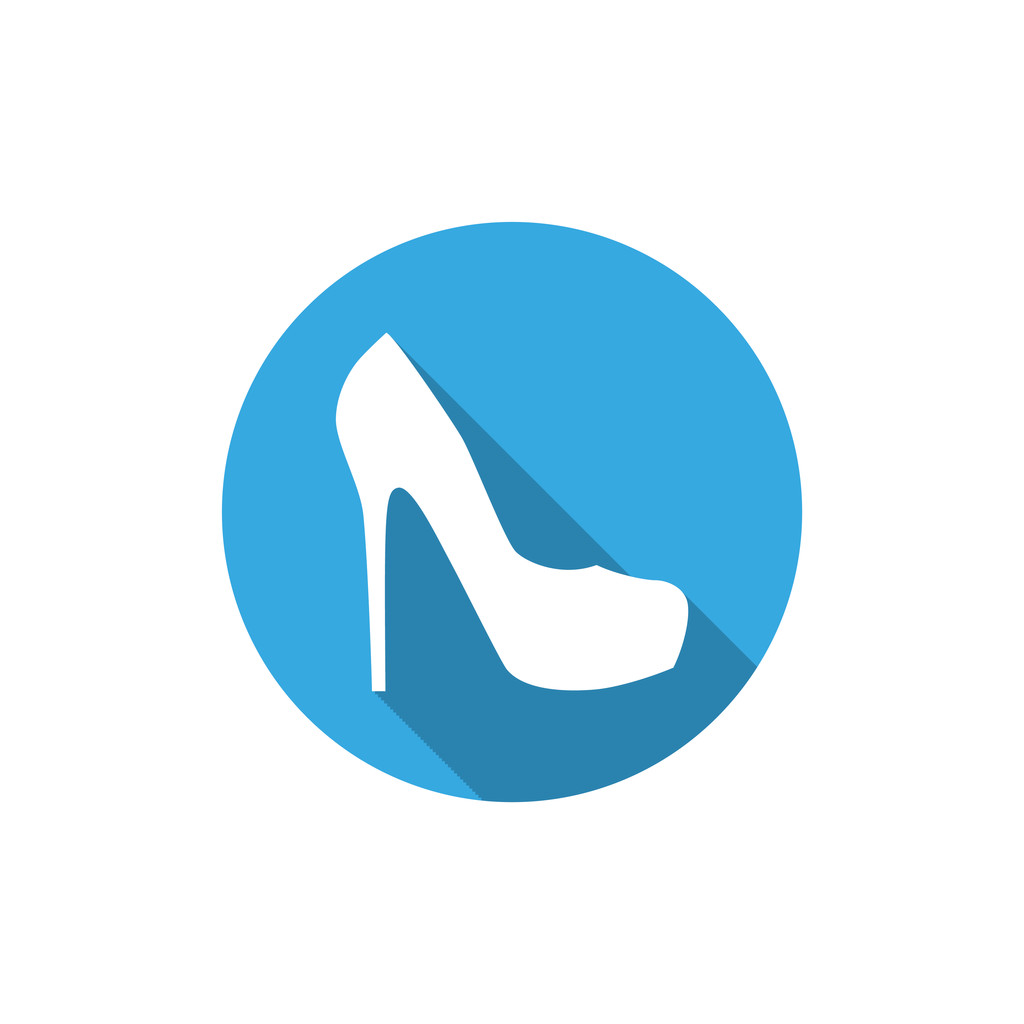 ženské boty, web ikony - Vektor, obrázek