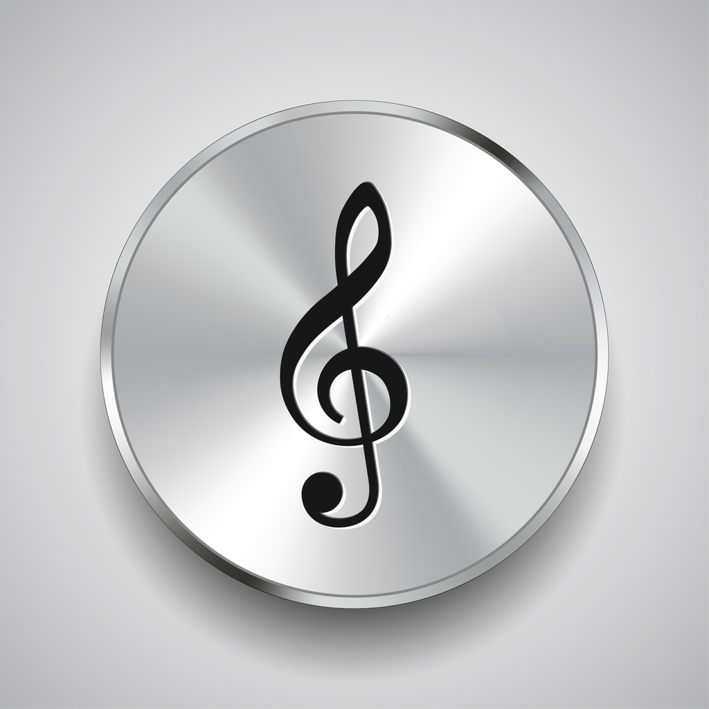 pictograma de chave de música
 - Vetor, Imagem