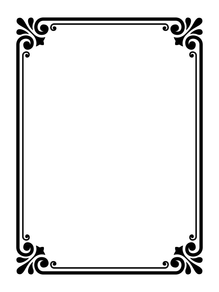 простая декоративная рамка
 - Вектор,изображение