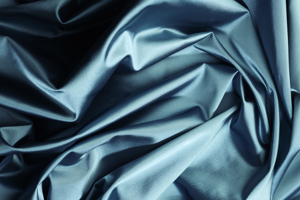 Blue satin - Photo, Image