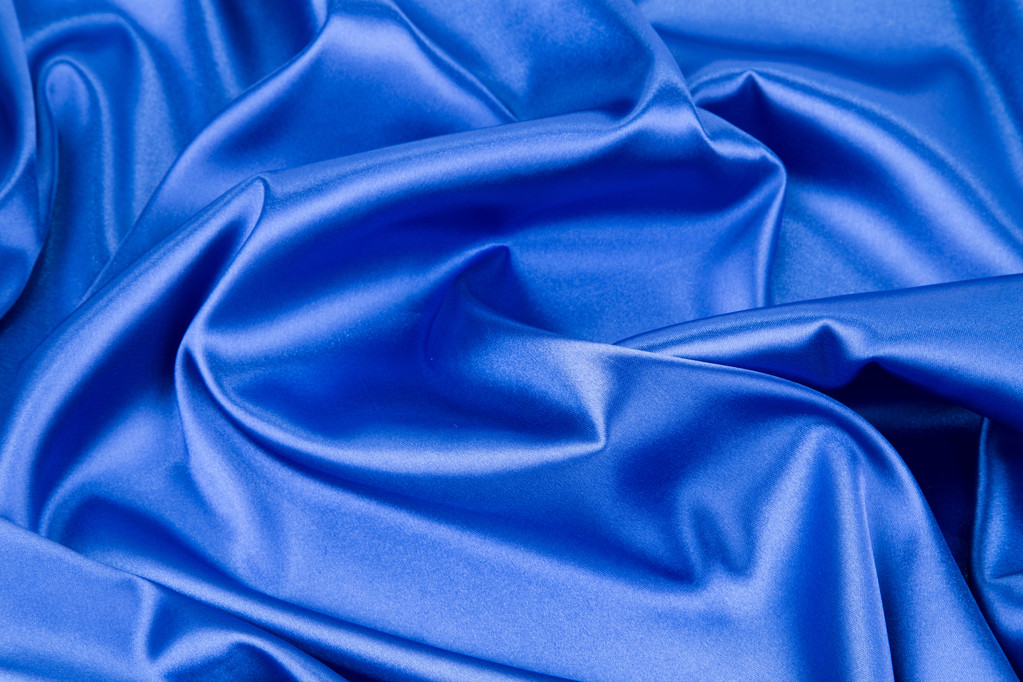Draperie en soie bleue
. - Photo, image