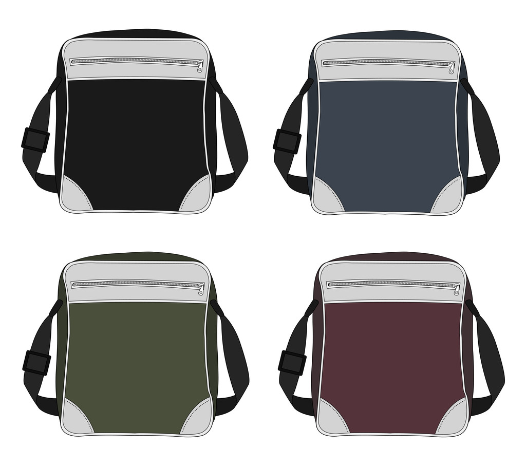 Shoulder bags set - Vector, Image