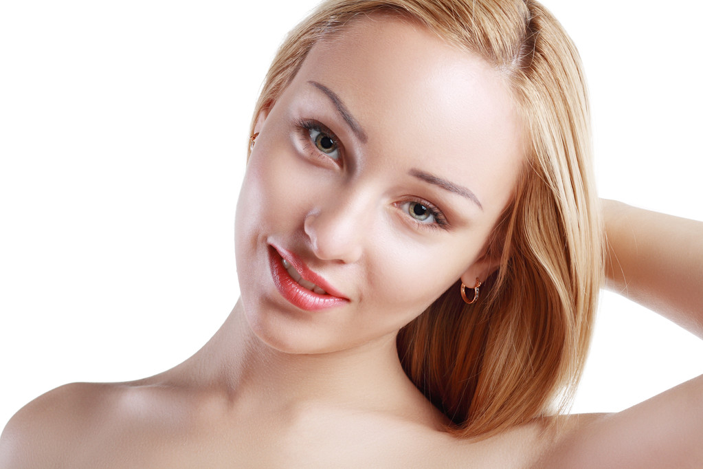 Woman Face Clean Skin - Foto, afbeelding