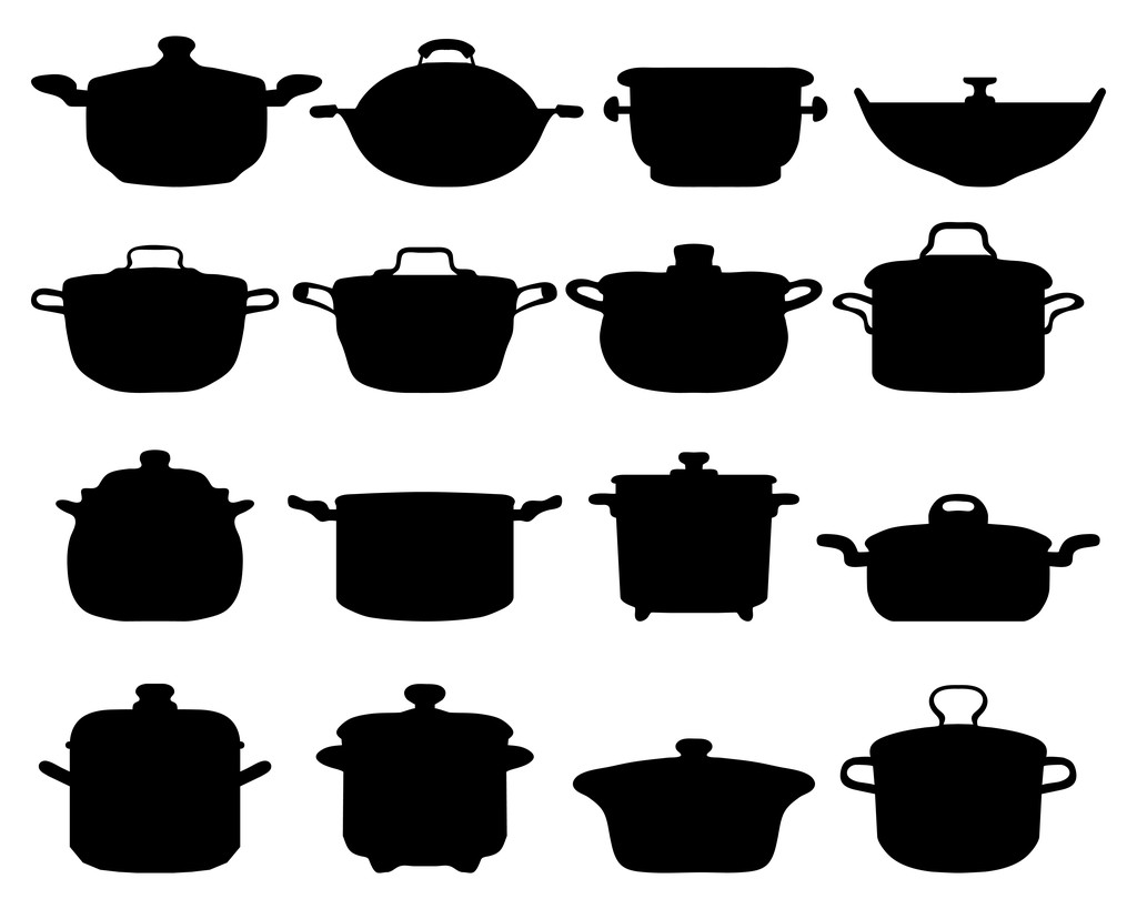 鍋と鍋 - ベクター画像