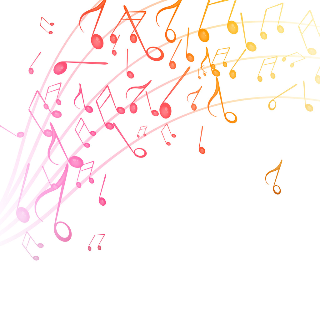 Music notes - Vector, Image