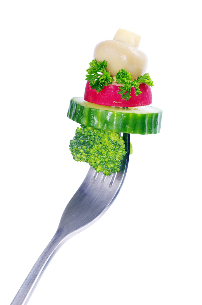 Verdure su forchetta
 - Foto, immagini