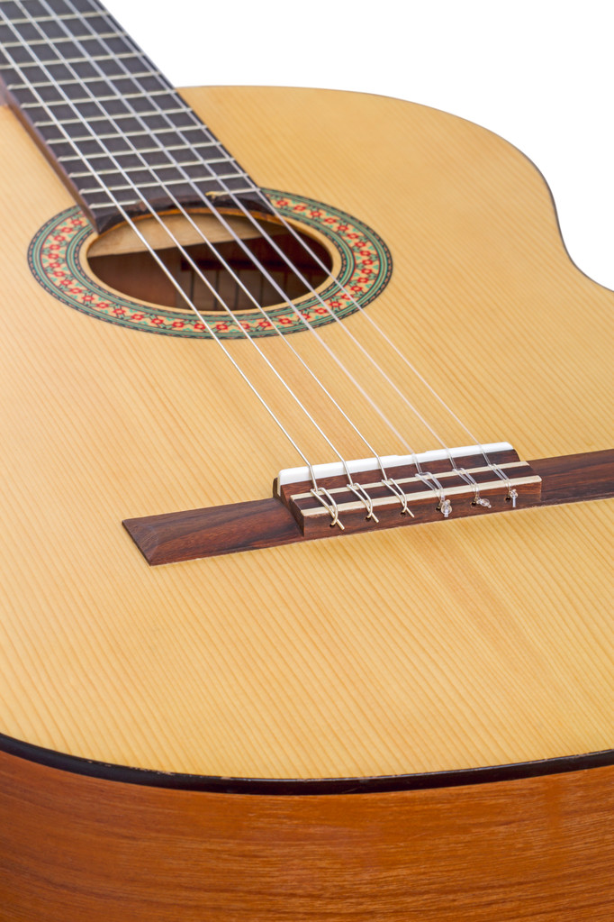 Six-string guitar closeup - Photo, Image