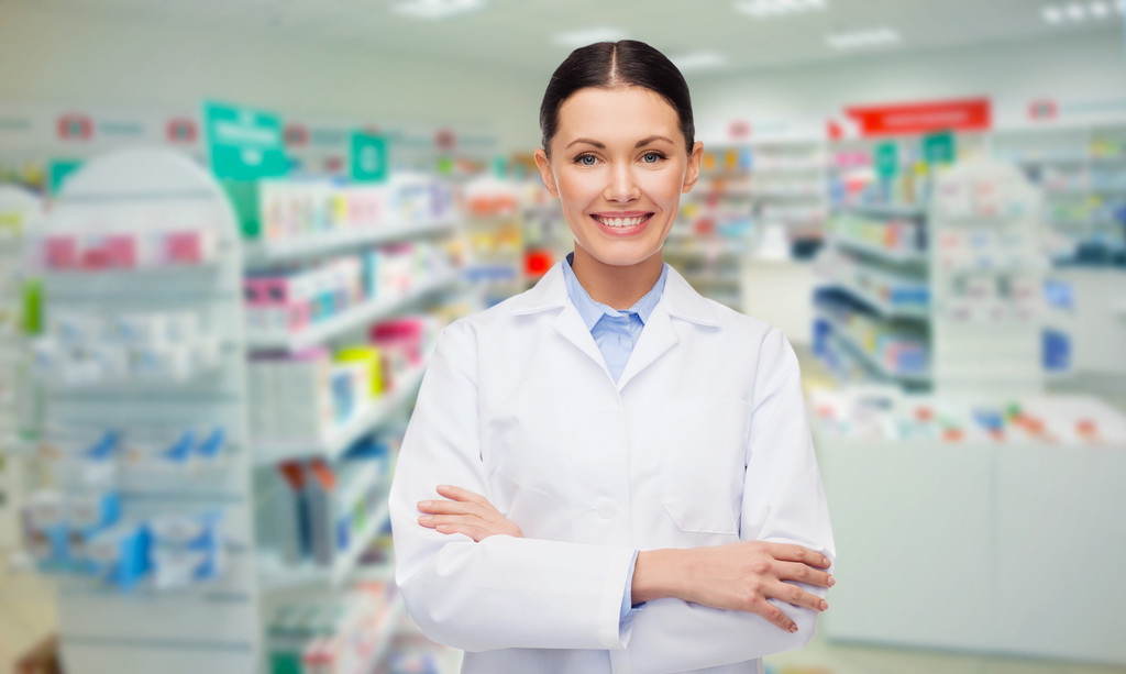 jeune femme pharmacien pharmacie ou pharmacie
 - Photo, image