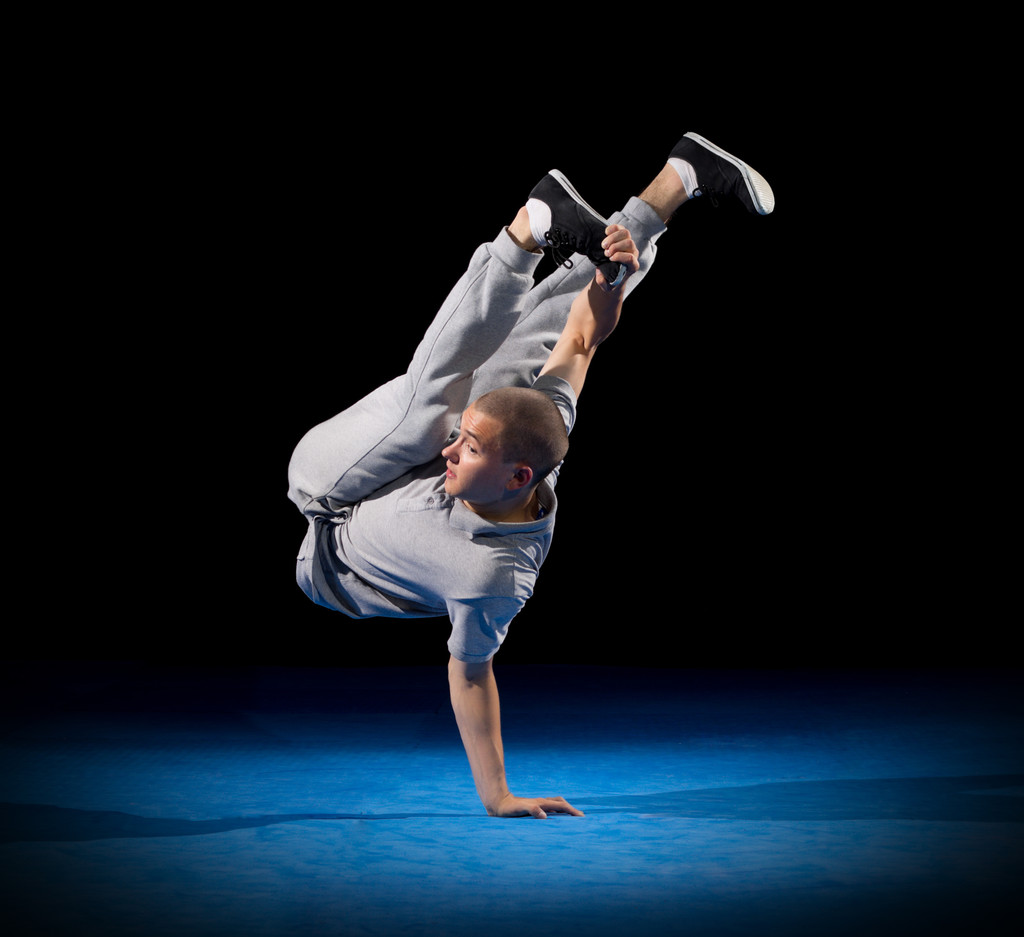 ブレイク ダンサーのトレーニング - 写真・画像