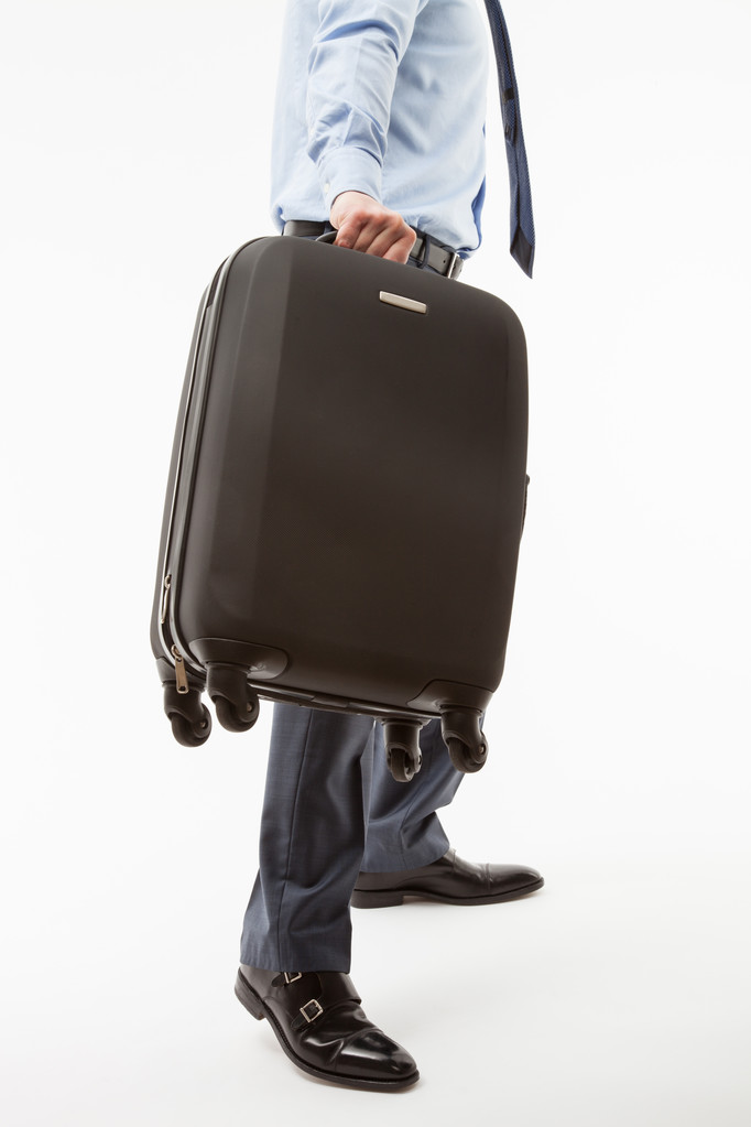 Homme d'affaires avec une valise - Photo, image