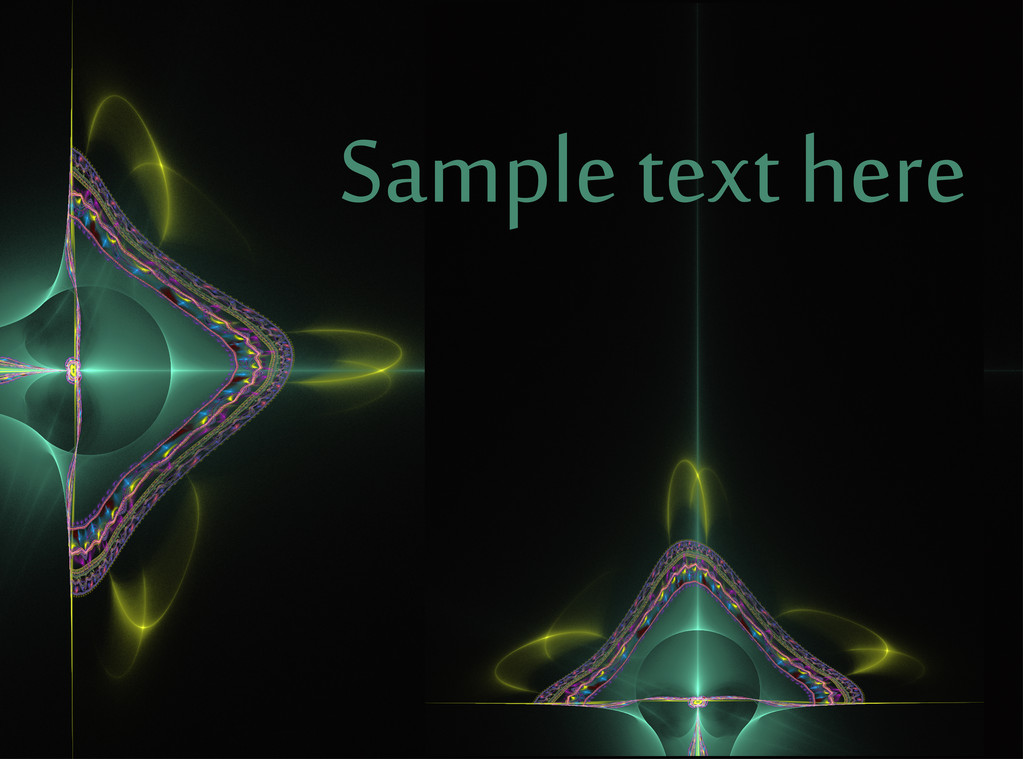 Belo fractal brilhante
 - Foto, Imagem