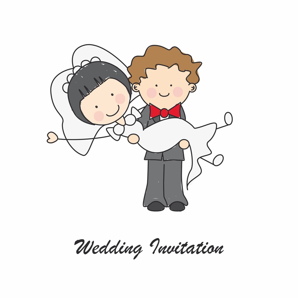 Esküvői meghívó - Vektor, kép