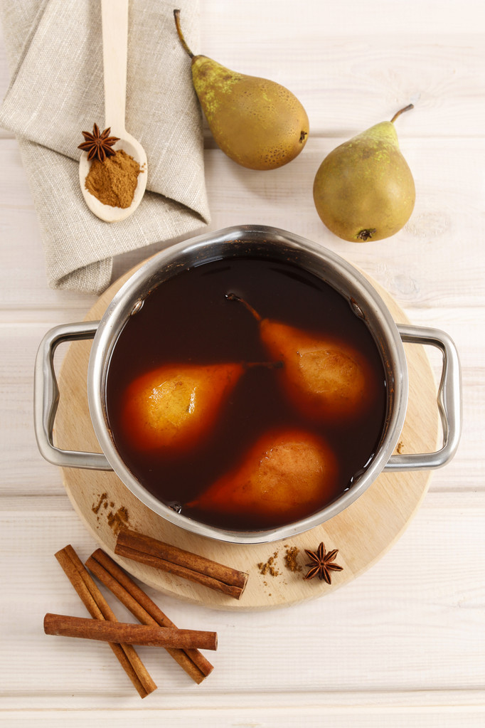 Pears with cinnamon - Photo, Image