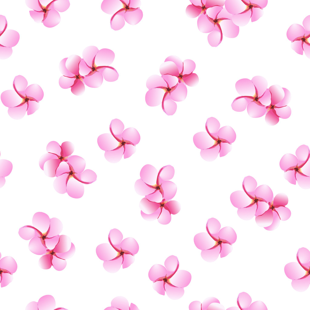Plumeria rose fleurs motif vectoriel sans couture
 - Vecteur, image