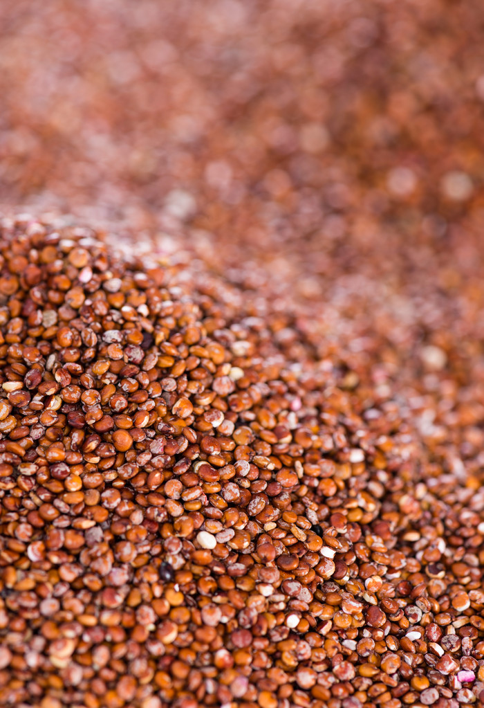 Rode Quinoa achtergrond - Foto, afbeelding