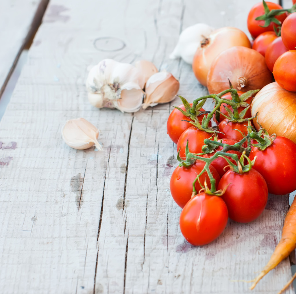 Tablo - domates, biber, patlıcan, zu sonbahar sebze - Fotoğraf, Görsel
