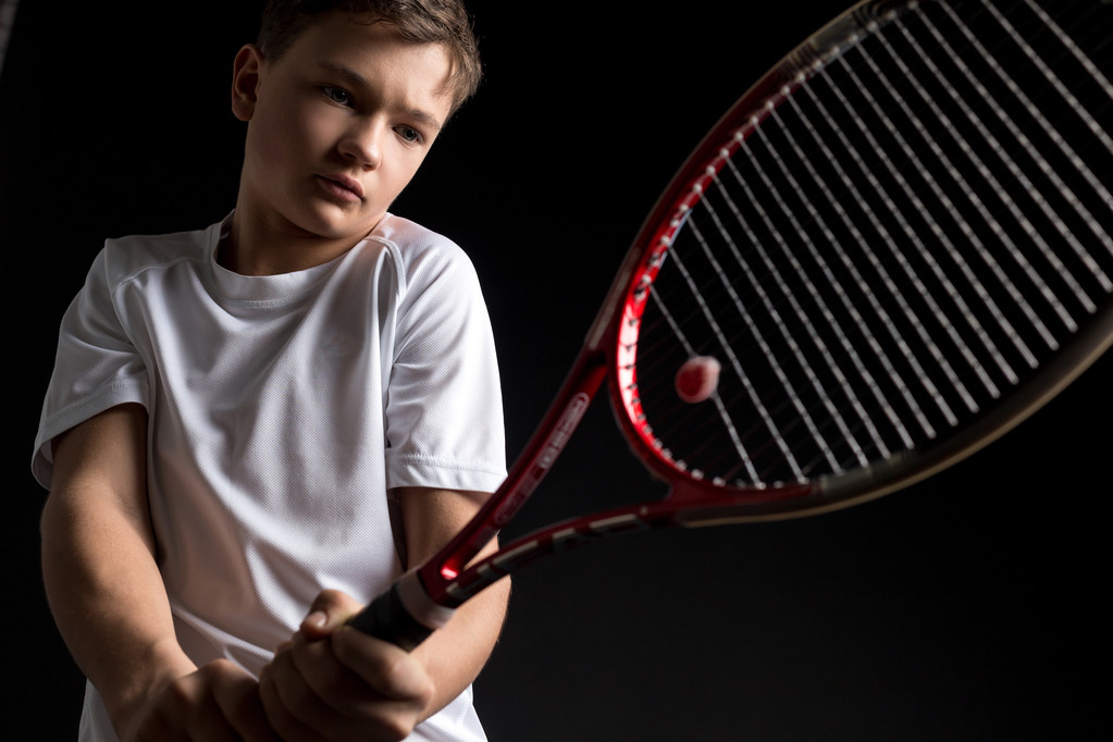Un jugador de tenis hombre
 - Foto, Imagen