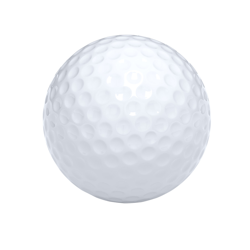 piłeczki do golfa na białym tle - Zdjęcie, obraz