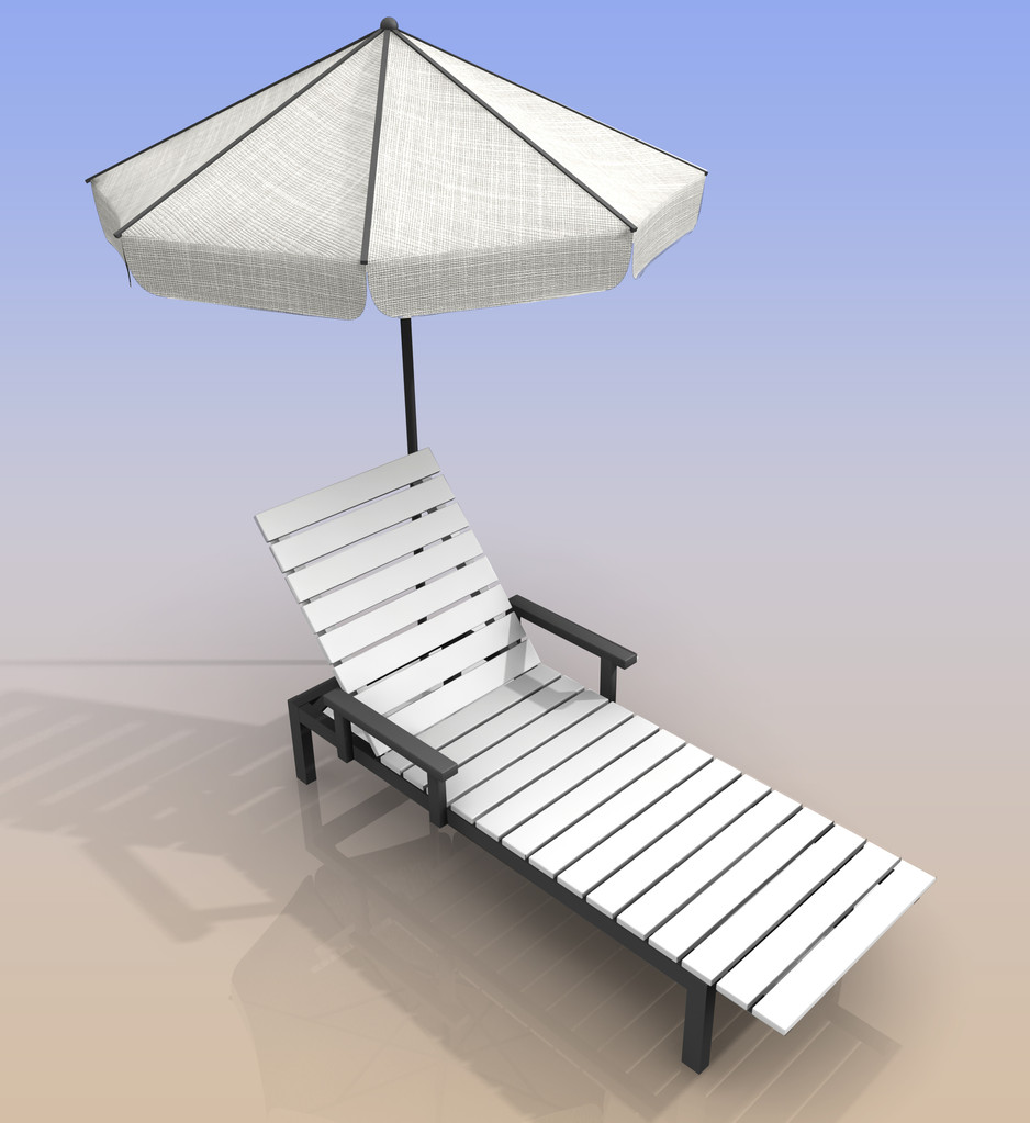 cubierta-silla de playa
 - Foto, Imagen