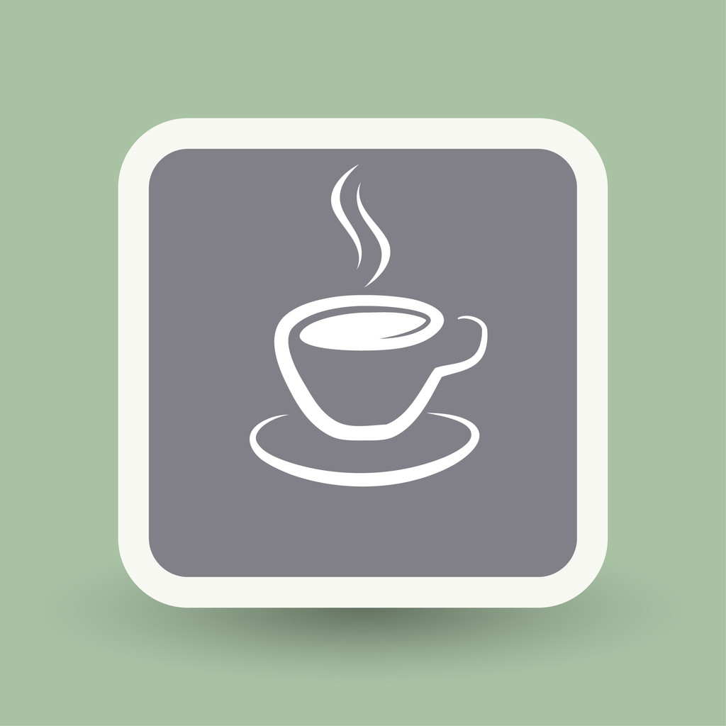 Pictografía de taza de café
 - Vector, imagen
