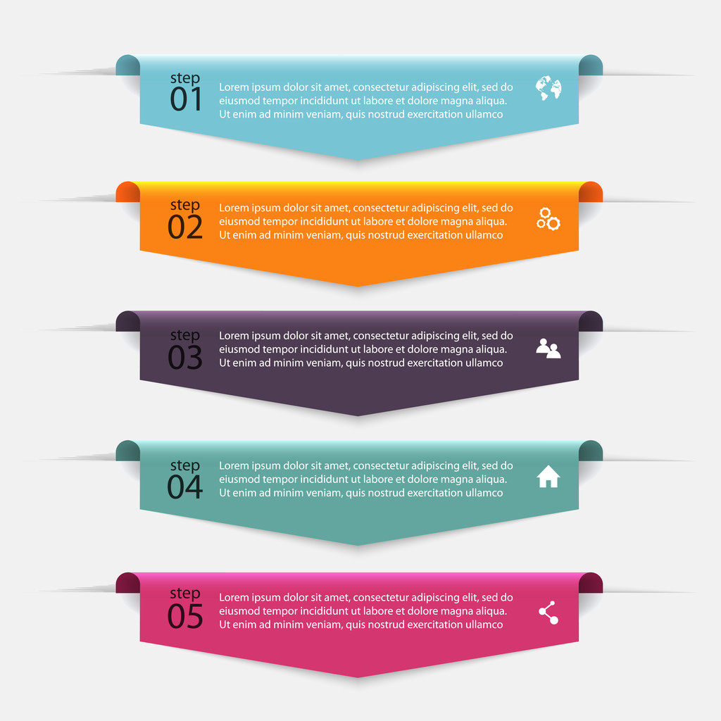 barevné infographics pro firemní prezentace - Vektor, obrázek