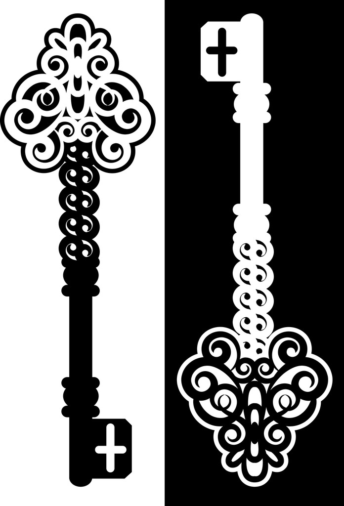 Урожай антикварний ключ гобелен фон
 - Фото, зображення