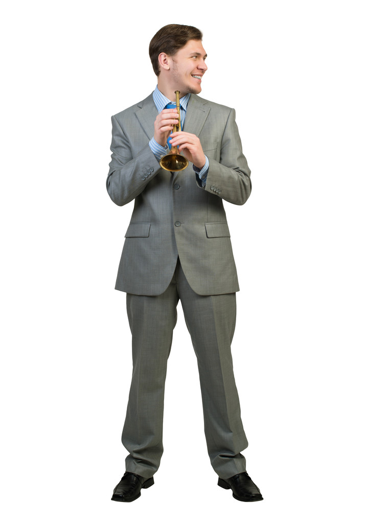 Веселый бизнесмен, играющий в Файф
 - Фото, изображение