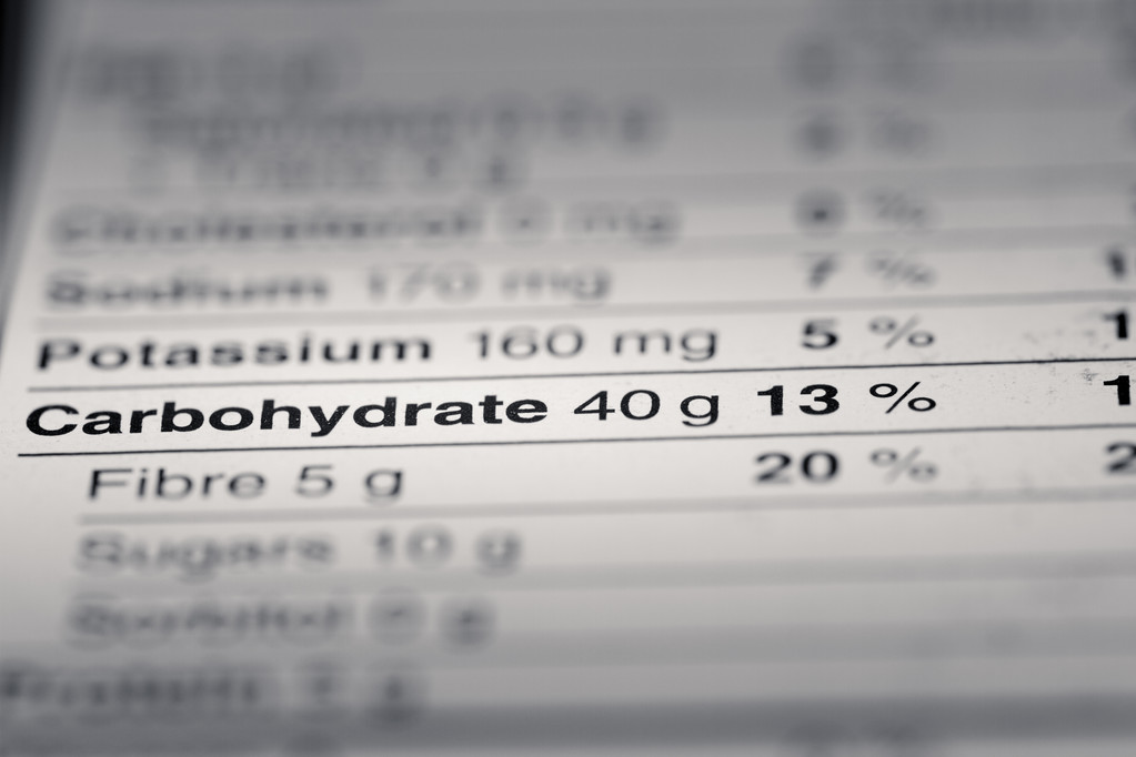 Shallow depth of Field image of Nutrition Facts - Foto, afbeelding