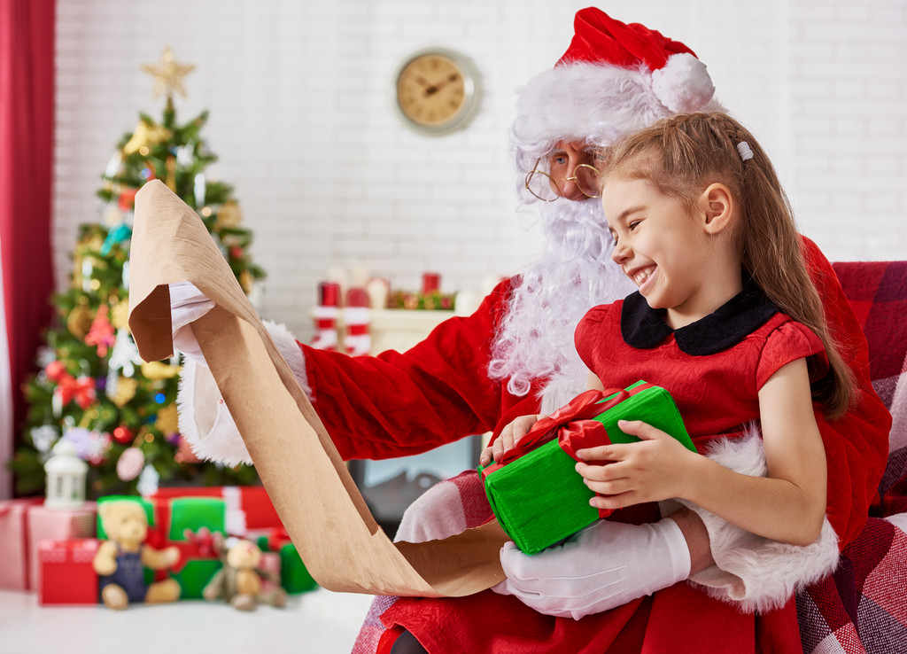 Санта Клаус і дитини - Фото, зображення