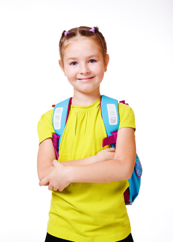 Girl with backpack - Photo, Image