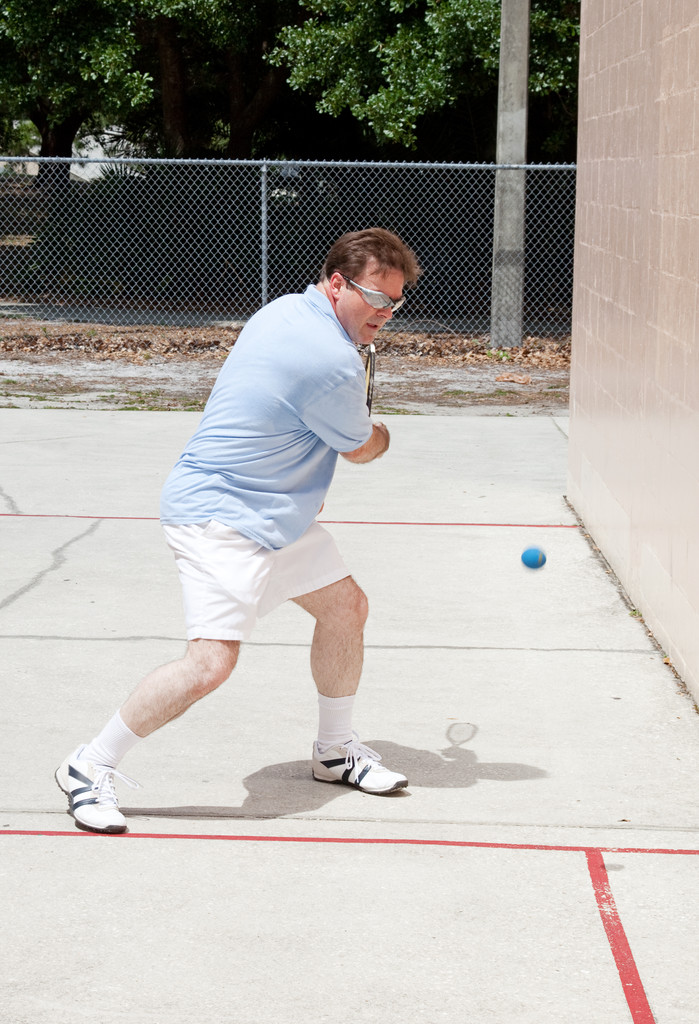 επιθετική racquetball παίκτη - Φωτογραφία, εικόνα