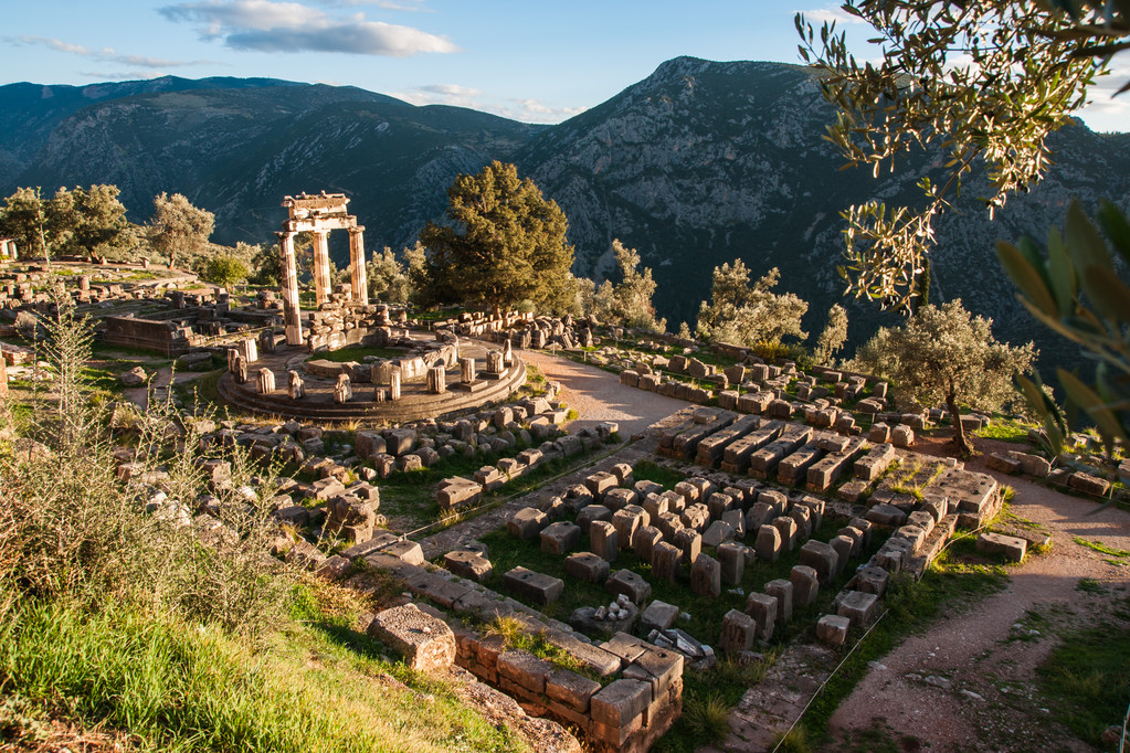 Ruïnes van de oude Griekse tempel van Apollo - Foto, afbeelding