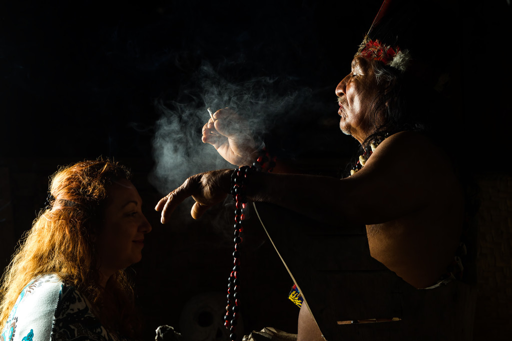 Autentyczne szaman ceremonii - Zdjęcie, obraz