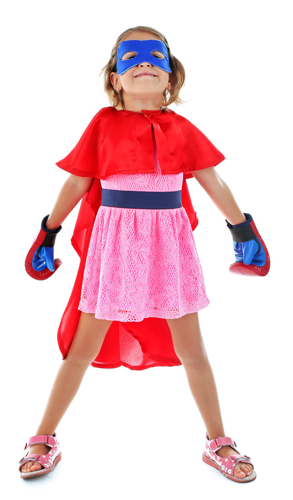 superhéroe niña
  - Foto, Imagen