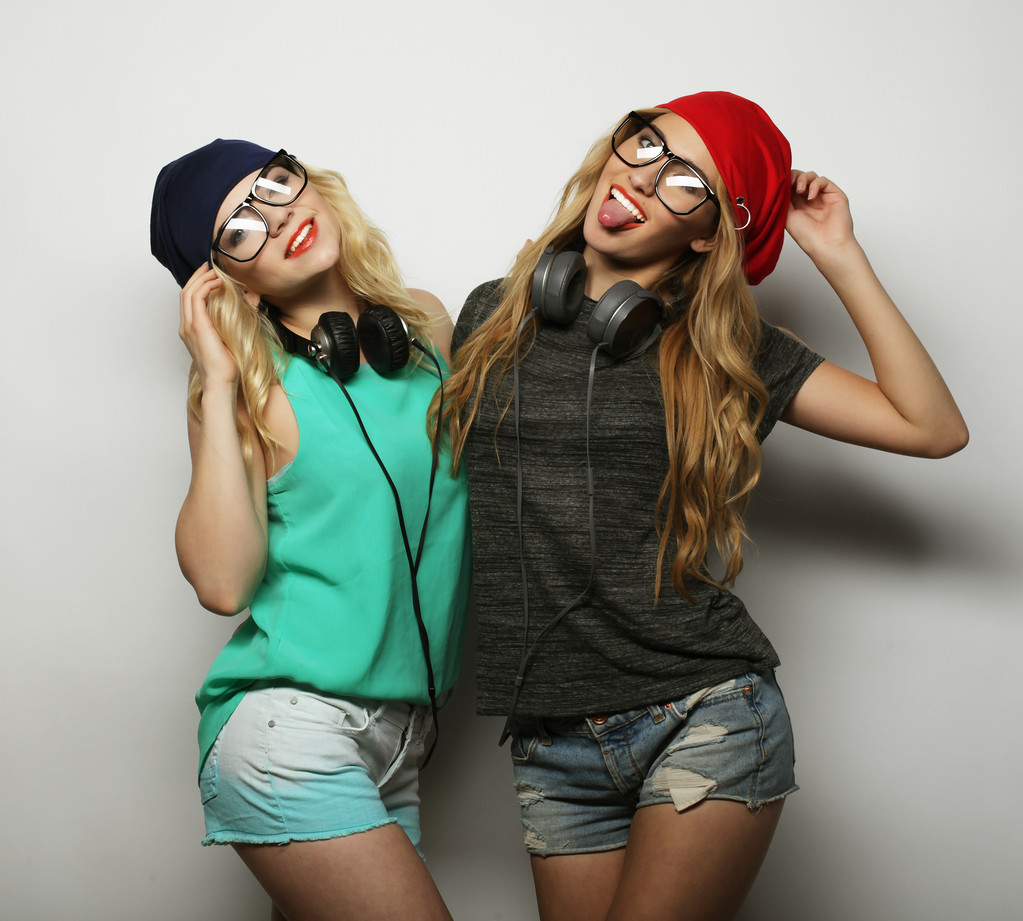 due migliori amiche hipster ragazze
 - Foto, immagini
