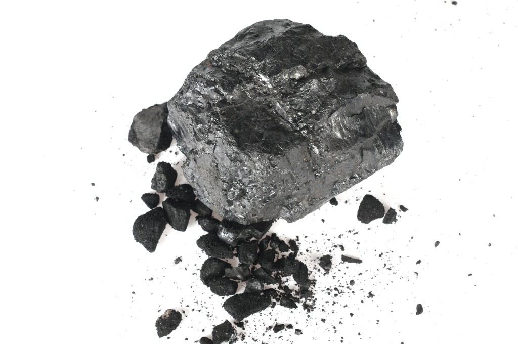 El trozo de carbono y las migajas
 - Foto, imagen