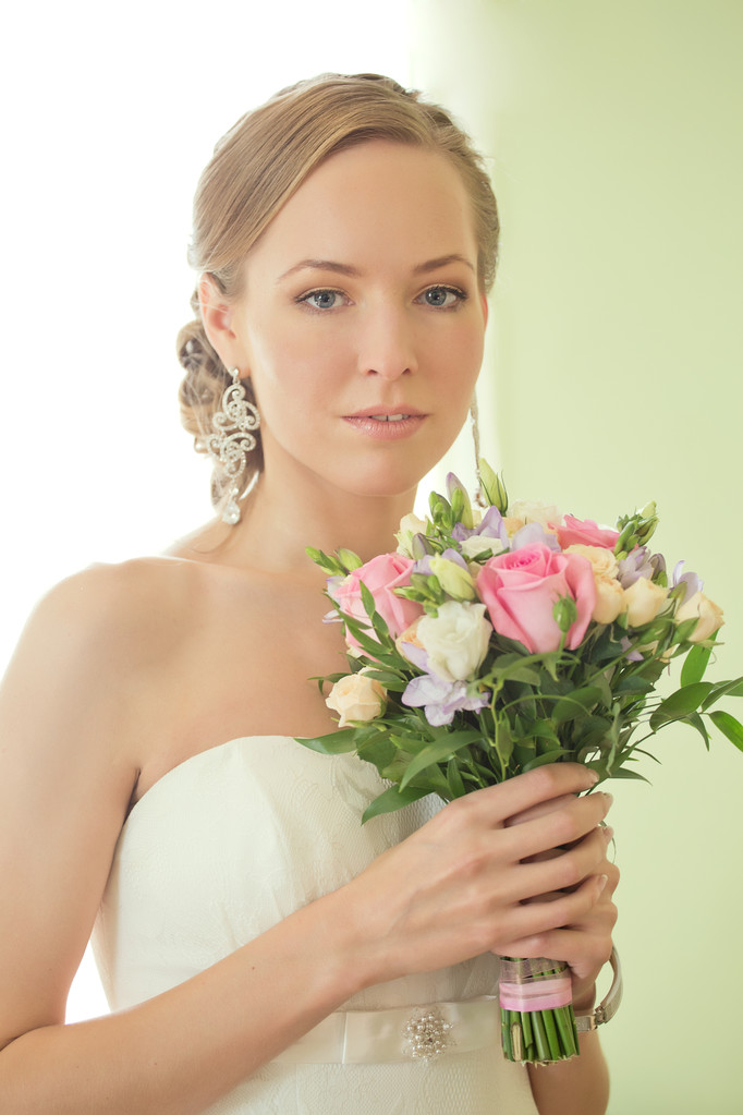bruid en bruidegom en bruiloft tijd - Foto, afbeelding