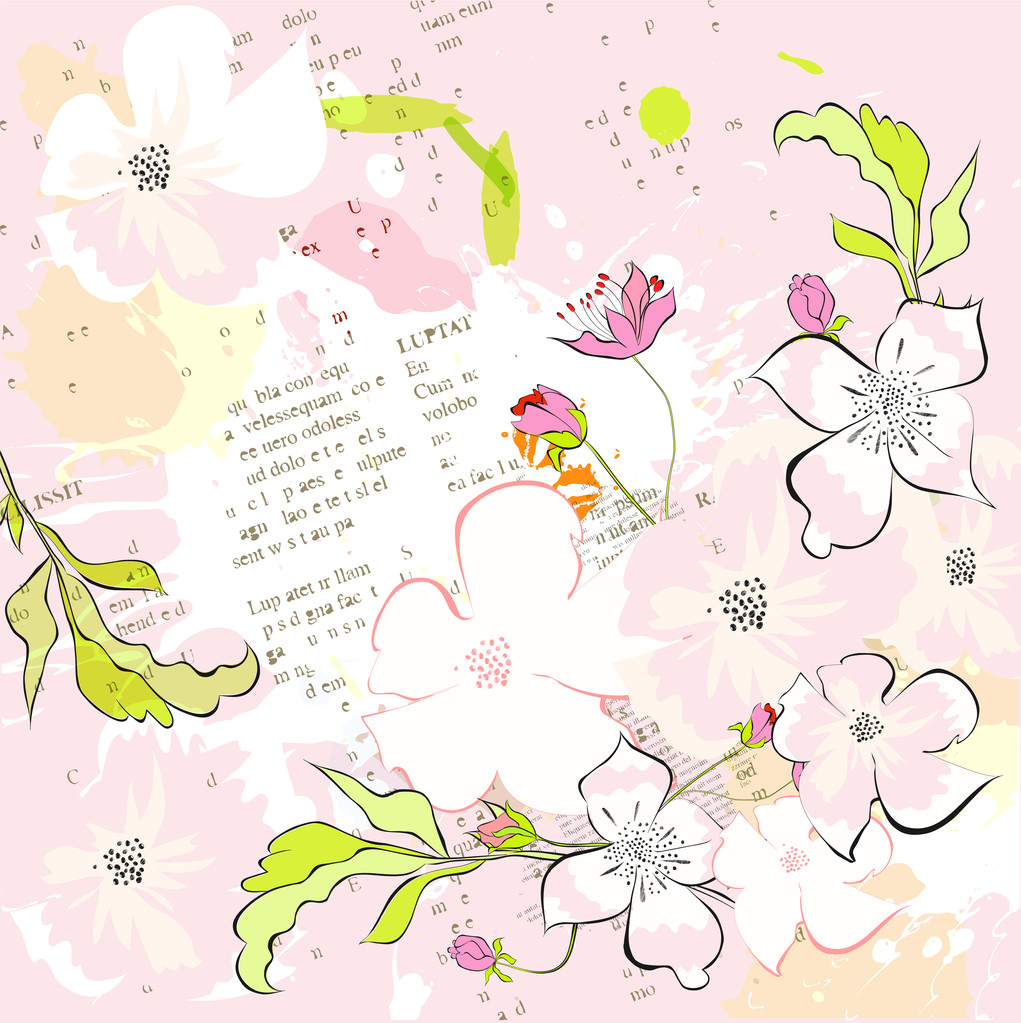 Барвисті весна фону
 - Вектор, зображення