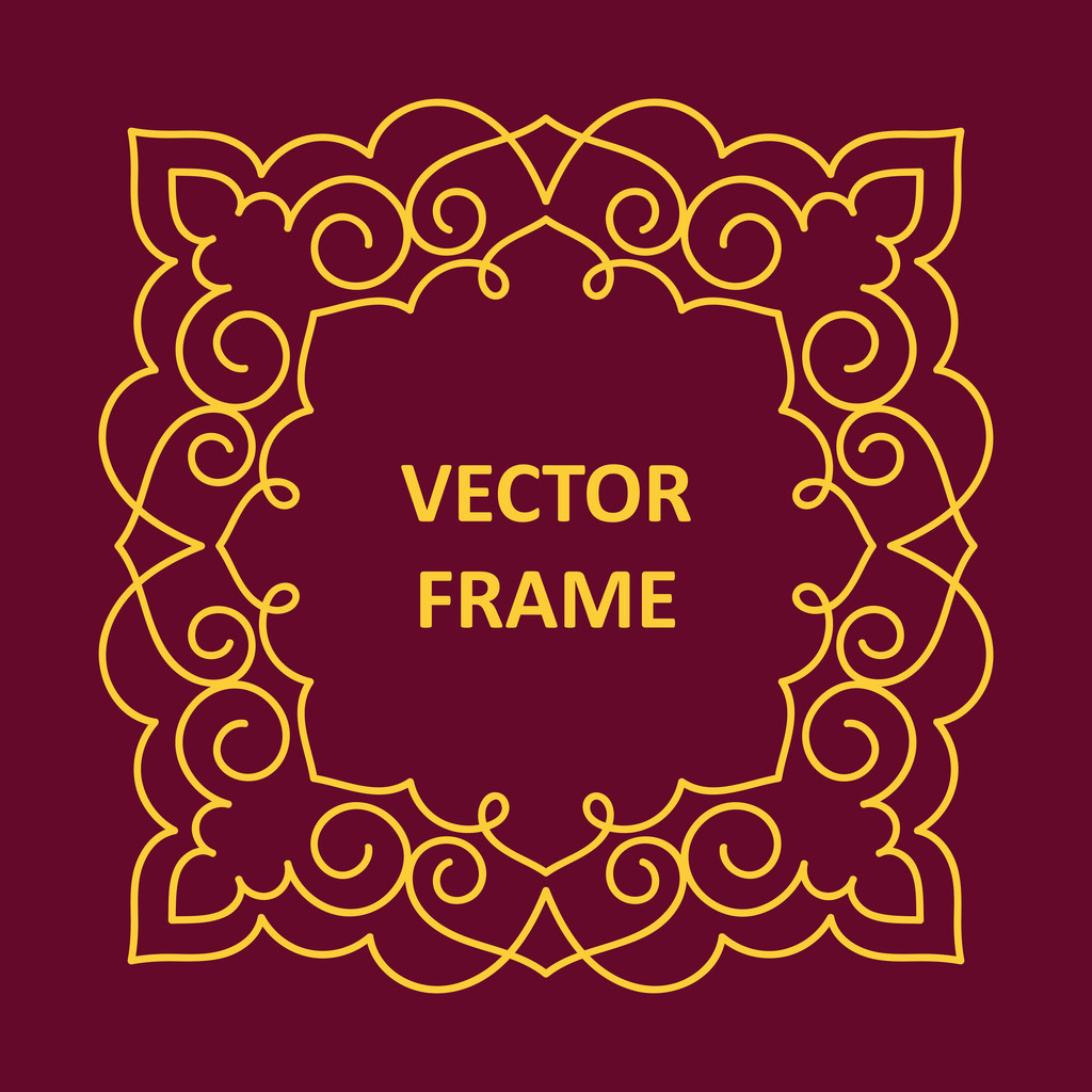Marco vintage para su texto
 - Vector, imagen