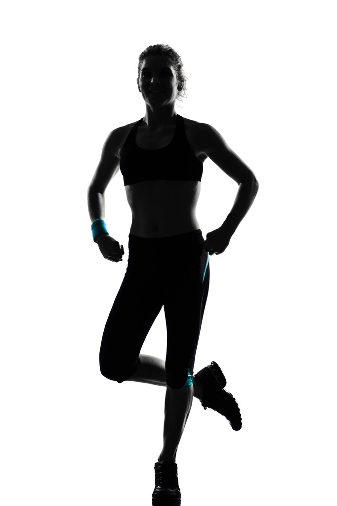 Mujer entrenamiento fitness postura
 - Foto, imagen