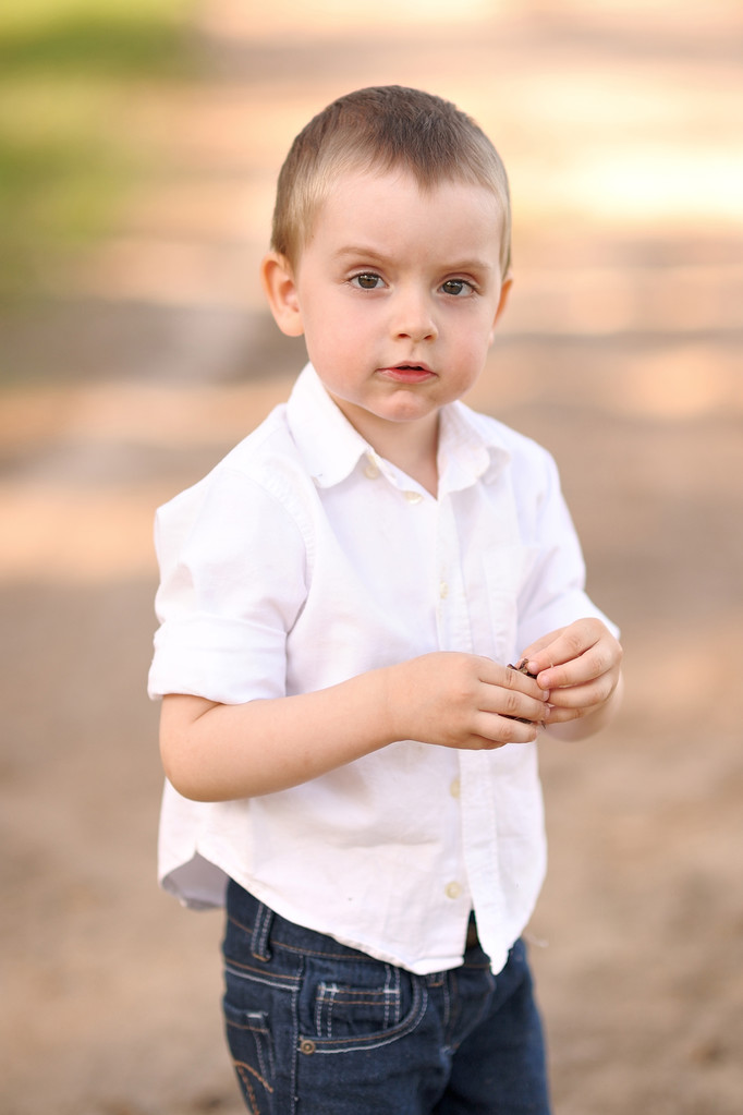Portret chłopca w lato na zewnątrz - Zdjęcie, obraz