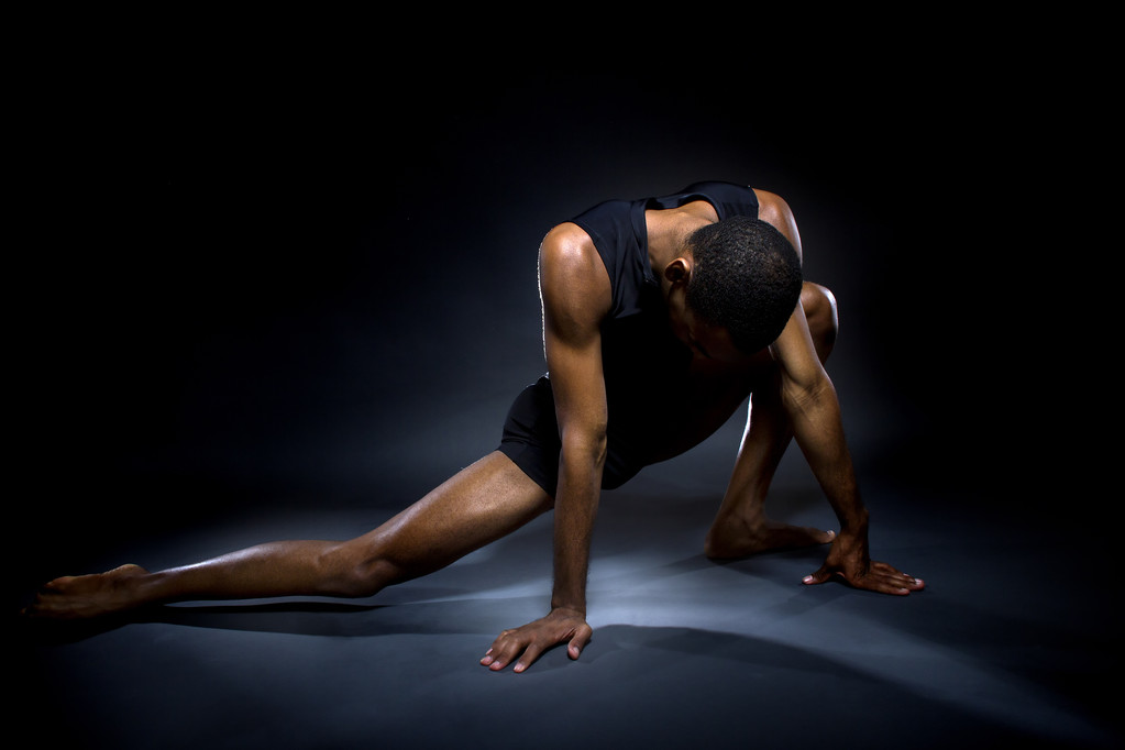 Siyah erkek dansçı - Fotoğraf, Görsel