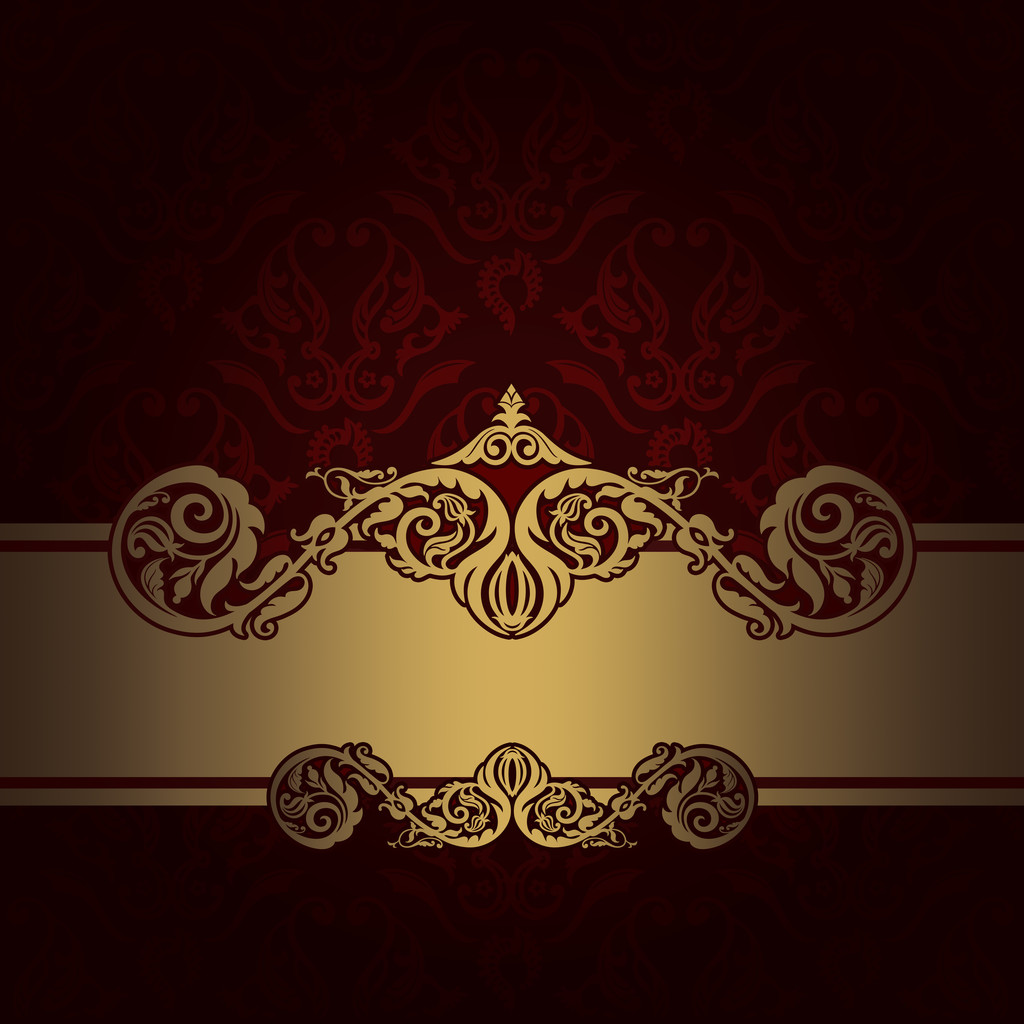 dekorativer Hintergrund mit elegantem Rand. - Foto, Bild