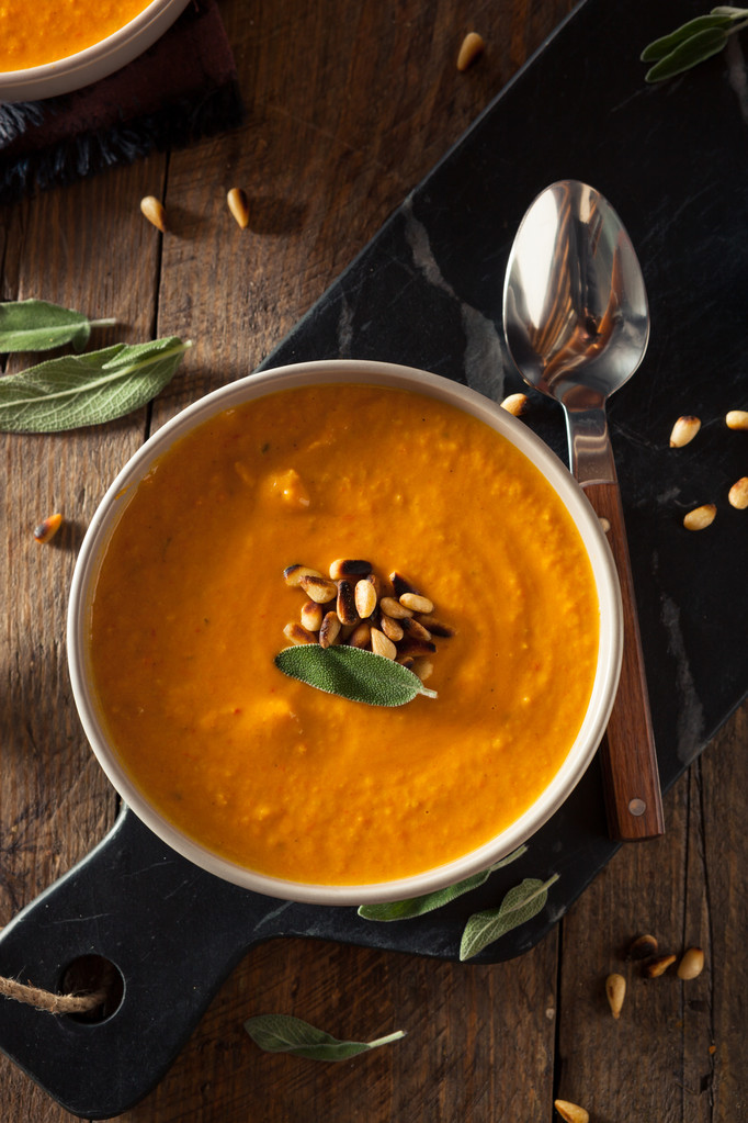 Homemade Carrot Ginger Soup - Photo, Image