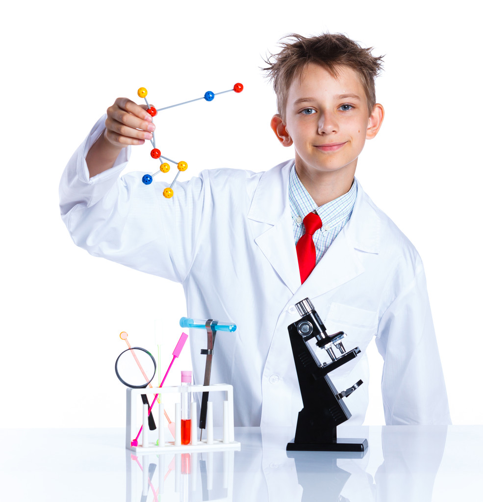 Genç hevesli kimyager - Fotoğraf, Görsel
