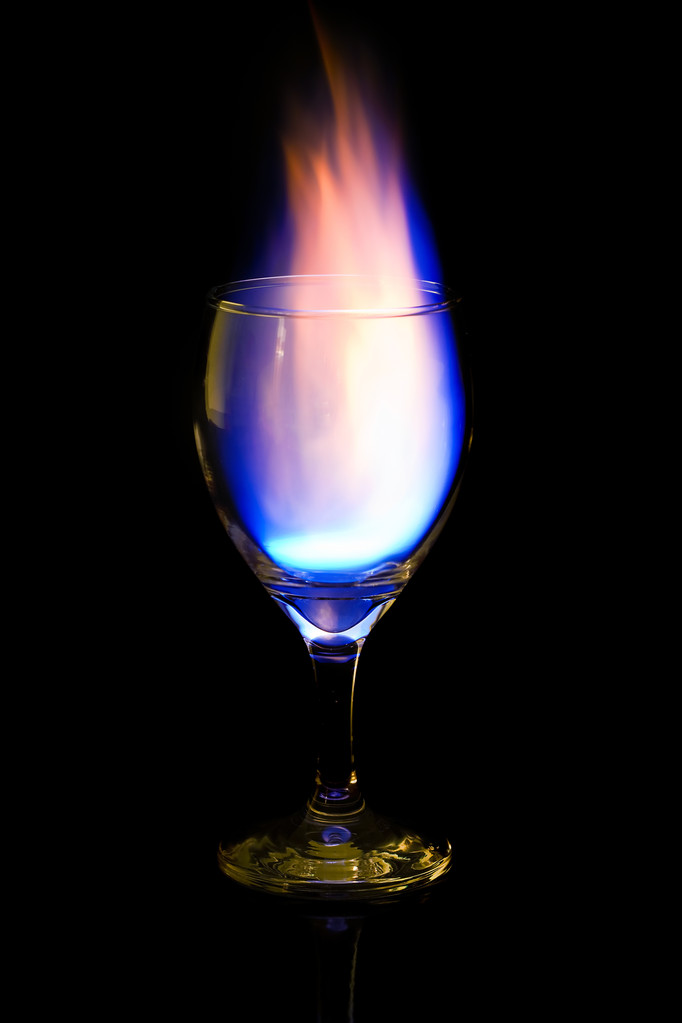 płonące napój - Zdjęcie, obraz