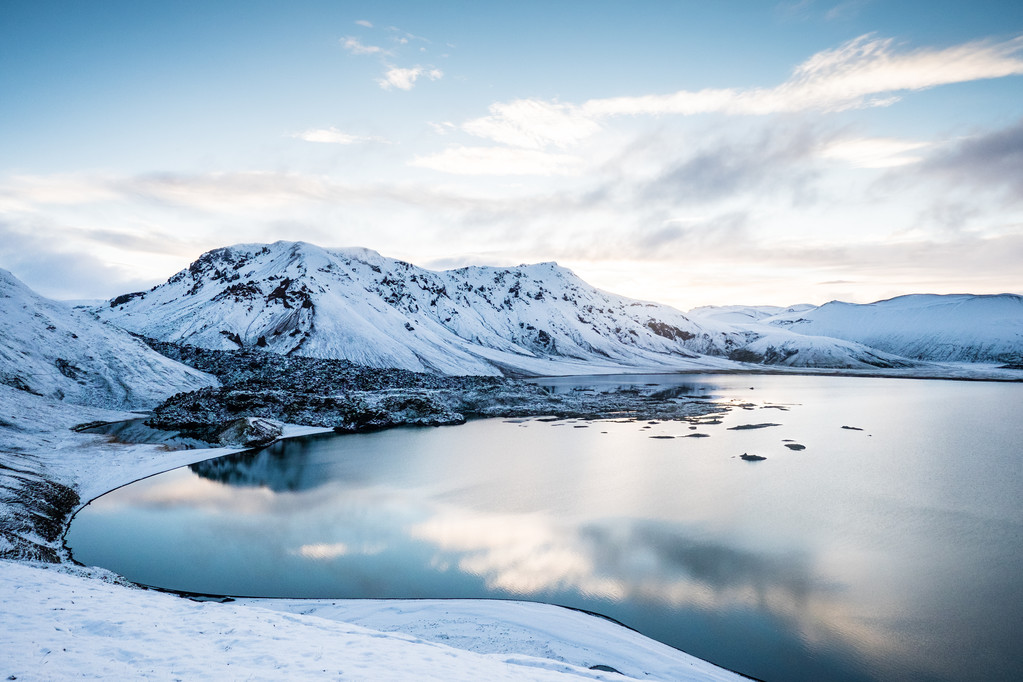 Yayla İzlanda Mavi Göl - Fotoğraf, Görsel