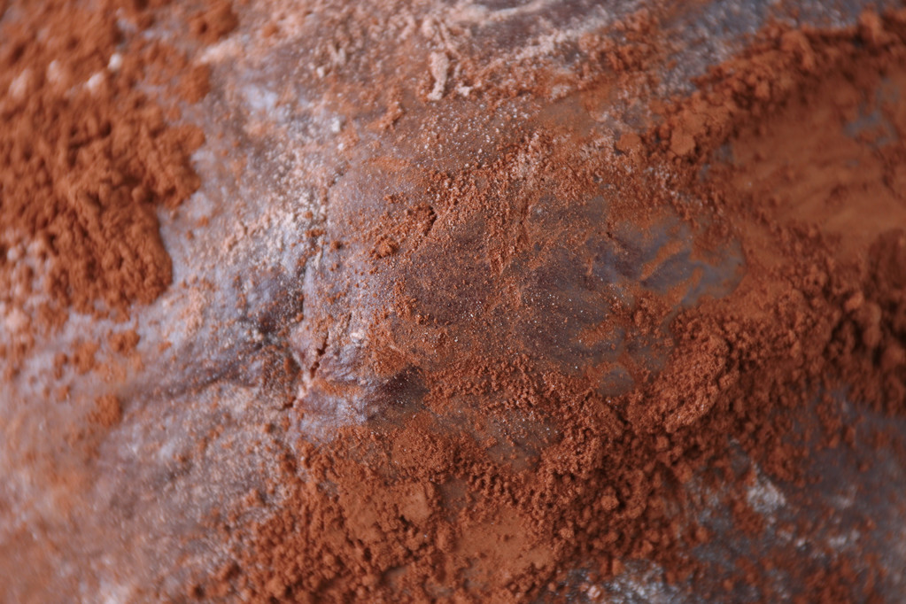チョコレートパイのクローズ アップ - 写真・画像