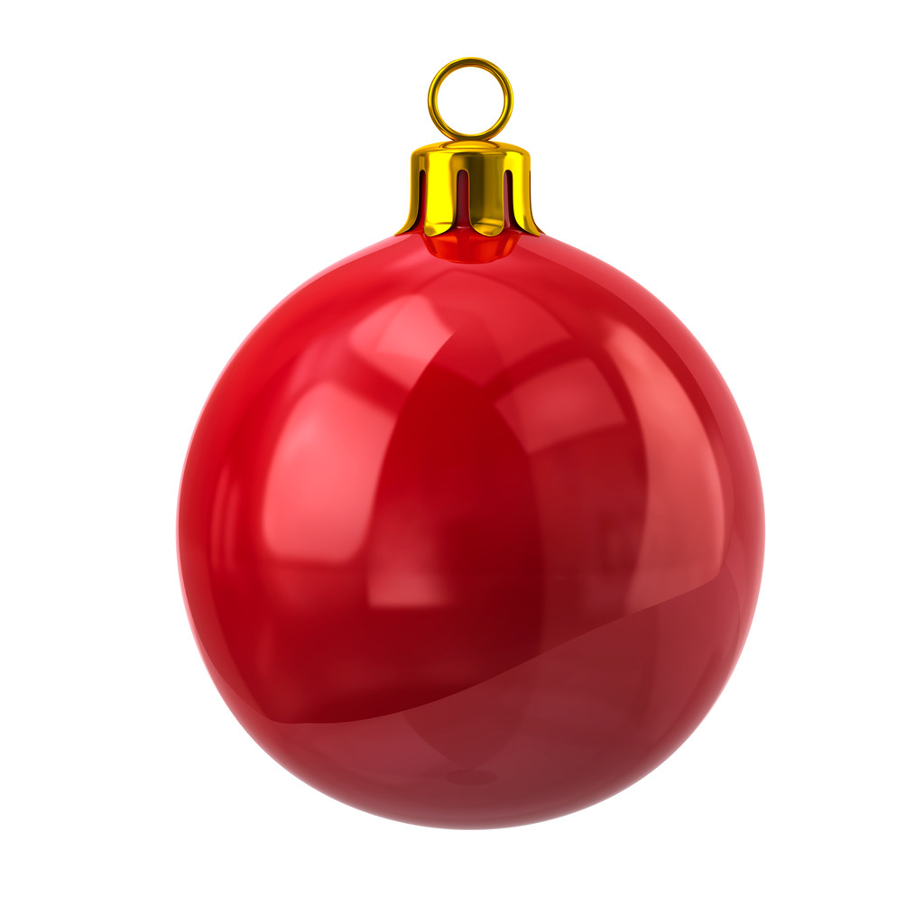 rode Kerstmis bal - Foto, afbeelding